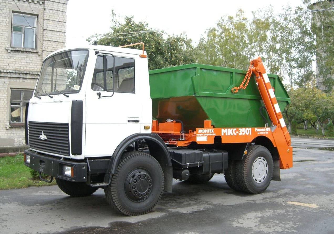 Вывоз мусора в Силино Контейнер 8 м3 Строительный мусор Газель с грузчиками